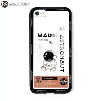 ราคา เคสกระจกนิรภัยสำหรับ iPhone 5 5S/5/5SE นักบินอวกาศ เคสโทรศัพท์ป้องกัน ฝาหลังกันกระแทก (1729666804223609477)