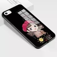 ราคา เคส iPhone 55/5SE/5S เคสโทรศัพท์สาวน่ารัก เคสกระจกนิรภัยเคลือบเงา เคสกันกระแทก (1729709234343218110)