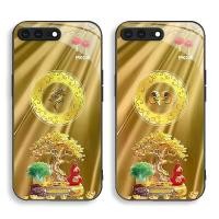 ราคา เคสโทรศัพท์แก้วซิลิโคน, โปร่งใส, เข้ากันได้กับ iPhone 8 Plus, การออกแบบเปลือกแก้วราศีต้นไม้สีทองที่สร้างสรรค์, การออกแบบสัตว์นำโชค (1732303114644654724)