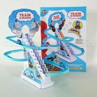 ราคา [จัดส่งทันที] Train Cartoon Toys รถไฟโทมัส ใส่ถ่าน โทมัส ไดโนเสาร์ รถไฟใส่ถ่าน รถไฟไดโนเสาร์ ชุดรถไฟไต่ราง ชุดรถไฟพร้อมราง ของเล่นเด็กผู้ชาย ผู้หญิง - Toys Store (1731817899222730968)