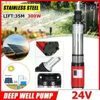 ราคา 【Yoowming】24V Solar Deep Well เครื่องสูบน้ำ High Lift 35m ปั๊มน้ำพลังงานแสงอาทิตย์ ปั๊ม Deep Well แรงดันสูง Submersible DC Pump ชลประทานการเกษตร Garden ครัวเรือนลิฟท์ Submersible Water Pump ปั๊ม Solar