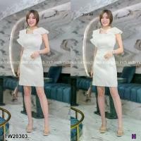 ราคา Garden Clothes ชุดเดรส เดรสแต่งระบายผ้าแก้ว แขนกุด .. สีขาว (1732225632606128831)