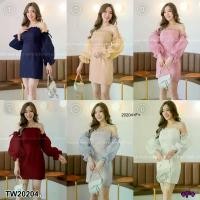 ราคา Garden Clothes ชุดเดรส เดรสแขนผ้าแก้ว แต่งโบว์แขน .. สีขาว (1732225614346488511)