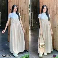 ราคา Garden Clothes ชุดจั๊มสูท เอี๊ยมกระโปรงยาว ผ้าลูกฟูก สายเอี๊ยมปรับได้ .. สีครีม (1732218713222384319)