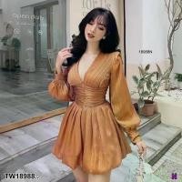 ราคา Garden Clothes ชุดเดรส เดรสสั้นทรงบอลลูน สมอคเอวหลัง .. สีส้มอิฐ (1732225625810569919)