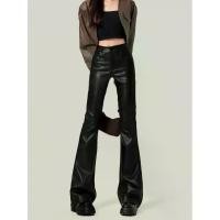 ราคา กางเกงหนัง PU เอวสูง สไตล์อเมริกัน สำหรับผู้หญิง ฤดูใบไม้ผลิ มาใหม่ ทรงสลิมฟิต กระชับสัดส่วน บานเล็กน้อย สไตล์ม็อบ สีดำ ดีไซน์สาวฮอต [Slimming Gadget] ทรงเอ สาวอวบ เก็บ พุง กางเกง ยิ้ม ทิ้น กางเกง มาม