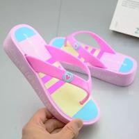 ราคา รองเท้าแตะส้นสูง Beauty Bridge สำหรับผู้หญิง สไตล์ฤดูร้อน ดีไซน์โพสต์นิ้วเท้า พื้นหนา ทันสมัย กันลื่น ทำจากโฟม EVA เพิ่มความสูง เหมาะสำหรับใช้ชายหาด 2023 (1731460754931615577)