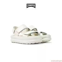 ราคา enrichmentshop20 แบบพกพา CAMPER รองเท้าแตะ ผู้หญิง รุ่น Pelotas Flota Up สีขาว ( SAN - K201728-001 ) (1732275429155703609)