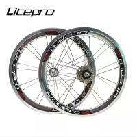 ราคา Litepro AERO-16 นิ้ว 349 305 V เบรค 74mm 95mm ชุดล้อภายนอก 5 สปีดสำหรับจักรยานพับ Dahon D5 ล้อแบริ่งปิดผนึก (1729834723253127419)