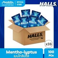 ราคา Fusionshop01 [ยกลัง 36 ถุง] Halls Mentho-Lyptus ฮอลล์ ลูกอมเมนโทลิบตัส แบบถุง 100 เม็ด (280 กรัม) COD (1731560573561703065)