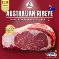 ราคา เนื้อสเต็ก ริบอาย (Ribeye) 1 กิโลกรัม นำเข้าจากออสเตรเลีย เนื้อพรีเมียม | AUS Ribeye Steak (Prime Steer) 100% Grass-Fed Beef 1 kg (1731702437174151877)