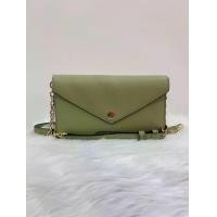 ราคา (Second-hand) MICHAEL KORS JET SET TRAVEL SMALL FLAP POCKET ENVELOPE CROSSBODY BAG LIGHT SAGE (1730857651092622334)