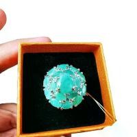 ราคา แหวนมรกตโคลัมเบียตัวเรือนเงิน925ไซส60/61 (1732177777835608604)