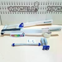 ราคา decadeShop98 คุณภาพรับประกันได้ MOTO-R สวิงอาร์ม LS สีเงิน +หางปลา+แกนล้อ Motorcycle มอเตอร์ไซค์ รถ (1731138089384512044)