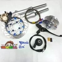 ราคา decadeShop98 ปัจจุบัน ชุด แปลงดิสหน้า DREAM SUPERCUB/ SPARKดั้ม/ SMASHดั้ม/ MIOดั้ม/ WAVE110ดั้ม **จานเงินหมุดน้ำเงิน(แมงมุม)** รถ มอเตอร์ไซค์ Motorcycle เบรค (1731125112137353772)