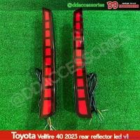 ราคา TantalizingTower ปัจจุบัน ทับทิมท้าย Velfire 40 2023 2024 2025 LED กันชนตามรูป สีแดง V1 มีไฟหรี่เบรก ไฟ 3 step ไฟหรี่ และ ไฟเบรก สีแดง มอเตอร์ไซค์ Motorcycle รถ หน้า แสง ขาว ไฟหน้า (173090005846959964