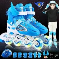 ราคา รองเท้าสเก็ต, แฟลช, ชุดเต็ม, สำหรับเด็ก, รองเท้าสเก็ต, ล้ออินไลน์, ปรับได้, เหมาะสำหรับเด็กชายและเด็กหญิง Sport กีฬา (1730359166395321158)
