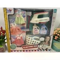 ราคา Certified productsของเล่นเด็ก ชุดเตารีดเด็กเล่น เตารีดเด็ก ชุดทำความสะอาดบ้าน เตารีดเด็กเล่น เตารีดไอน้ำเด็กเล่น ราวตากผ้า ELECTRIC IRON (1731394039918265595)