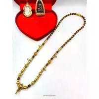 ราคา Thailand K009 สร้อยคอ สร้อยกะลาสีน้ำตาล แต่งแบบจัดเต็ม โชว์หน้า แขวนพระ 5 องค์ สร้อยกะลา สร้อยห้อยพระ สร้อยผู้ชาย พระเครื่อง (1731484343834215503)