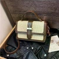 ราคา กระเป๋าฟาง เย็บอินเทรนด์ แบบพกพา สำหรับผู้หญิง เหมาะสำหรับวันหยุดและท่องเที่ยว กระเป๋าสะพายข้าง bottega jodie a day bag mini กระเป๋า balenciaga ขนม โดม มินิ แบรนด์ เนมลดรา (1731344745099134088)