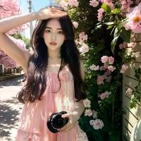 ราคา เดรสสายเดี่ยว ดูบาง มีบุคลิก ชุดเดรสชายหาด สไตล์ลำลอง sundresses pink dress pool party pushed เดรสยาว แต่ง ระบาย ชุด เดรส สาว พลัสไซส์ เดรส ขนม ชั้น (1731211505387538044)