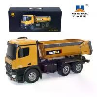 ราคา รถดั๊มพ์ควบคุมระยะไกลโลหะผสม Huina สเกล 1:14 เครื่องขุดดินแบบจำลอง รถวิศวกรรม โมเดลของเล่นเด็ก รถ โม่ปูน บังคับ (1731550389789230875)