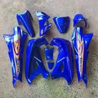 ราคา ขายดี ชุดสีเวฟ125R น้ำเงิน + อกไก่ พร้อมติดลาย 03 เคลือบเงาแท้ หน้ากากหน้าแหลม ( รูกุญแจกลม ) wave125R 12 ชิ้น (ABSเกรดดี) Motorcycle มอเตอร์ไซค์ Sticker รถ (1731161838193183728)