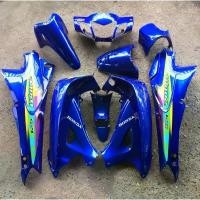 ราคา ขายดี ชุดสีเวฟ125R น้ำเงิน + อกไก่ เหลี่ยม พร้อมติดลาย หน้ากากหน้าแหลม ( รูกุญแจเหลี่ยม ) wave125R 12 ชิ้น (ABSเกรดดี) Motorcycle มอเตอร์ไซค์ Sticker รถ (1731164788771489994)