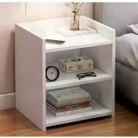 ราคา คุ้มเกินราคา โต๊ะไม้ข้างเตียงสไตล์นอร์ดิก 3 ชั้น ดีไซน์เรียบง่าย ใช้ได้หลายแบบ ไม่มีลิ้นชัก แต่เก็บของได้เยอะ ตู้ เก็บ จาน เฟอร์นิเจอร์ ไม้ สัก ตู้ ลิ้นชัก ตู้ เตี้ย มินิม (1731433168065758232)