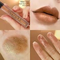ราคา ลิปแมทมีโซล S02 สีทองเมทัลลิค ลิปสติก ลิปแมท มีโซล กันน้ำ ติดทน meesoulลิปสติก lipstick ลิปสติก lipstick (1731202122097723225)