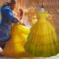 ราคา ชุดเจ้าหญิงเบลล์ Beauty And The Beast ชุดแฟนซีคอสเพลย์ ชุดวันฮาโลวีน สำหรับผู้หญิง สีเหลือง แฟนตาซี (1730887419819822022)