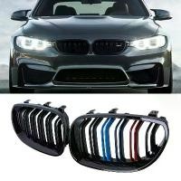 ราคา กระจังหน้าไตรหลั่ว สีดำมันวาว 1 คู่ สำหรับ BMW E60 E61 M5 520i 525i 528i 5 Series ปี 2003-2010 แต่งรถ อุปกรณ์เสริมในรถยนต์ พร้อมสต็อก (1732119735772154841)