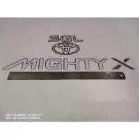 ราคา จัดส่งทันที. สติ๊กเกอร์แบบดั้งเดิมรถ สำหรับติดท้ายรถ TOYOTA MIGHTY X คำว่า MIGHTY X + SGL + (T) ติดรถ แต่งรถ โตโยต้า ไมตี้เอ๊กซ์ sticker mightyx (1731445220631151958)