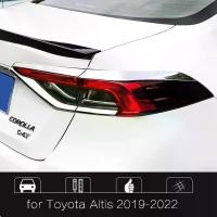 ราคา ฝาครอบไฟท้าย, 4 ชิ้น, สำหรับ Toyota Corolla Altis 2019-2022, กรอบไฟท้ายรถ, ฝาครอบโครเมียม, สไตล์, แต่งรถ, อุปกรณ์เสริมในรถยนต์ (1731608178276272923)