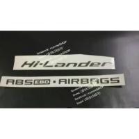 ราคา [พร้อมส่ง] สติ๊กเกอร์แบบดั้งเดิมติดรถ ISUZU คำว่า Hi-Lander ABS EBD-AIRBAGS ติดรถ แต่งรถ อีซูซู แบบดั้งเดิมรถ sticker ติดท้ายรถ (1731444411134412722)