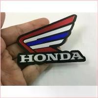 ราคา yfdwz1shop สติ๊กเกอร์ ปีกนก Honda ธงชาติไทย [ 2ชิ้น ] มอเตอร์ไซค์ โลโก้ Foil Sticker 3D ตัวนูน ติดรถ แต่งรถ CBR Wave Pcx Click Msx (1730103185986390233)