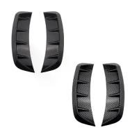 ราคา ฝาครอบสติกเกอร์ออโต้คาร์บอนไฟเบอร์ 2 ชิ้น สากล สำหรับฝากระโปรงหน้าและช่องระบายอากาศ ตกแต่งภายนอก แต่งรถ ช่องระบายอากาศแบบไหล ฝากระโปรงหน้า สีดำ ใหม่ (1732243010803632375)