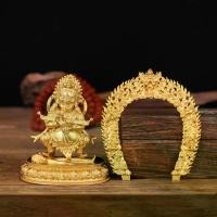 ราคา เครื่องรางชุดป้องกันจ้าวแห่งพระพุทธรูป, Kawa, จ้าวแห่งพระพุทธรูปหกก้อม, จ้าวแห่งพระพุทธรูปห้าเขี้ยว, วัสดุทองเหลือง สมเด็จ หลังเจดีย์ เนื้อทอง เหรียญ วัตถุมงคล หลวงปู่ แผ้วป (1731590396942845811)