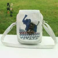 ราคา กระเป๋าสะพายข้าง ลายช้าง ผ้าฝ้ายทอมือ สไตล์ชาติพันธุ์ ดีไซน์วินเทจ ประณีต เหมาะสำหรับการค้าต่างประเทศ สามารถใส่โทรศัพท์ เหรียญ และกุญแจ มาใหม่ (1731555522708473412)