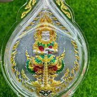 ราคา เหรียญ ท้าวเวสสุวรรณ หลังงพญาครุฑ รุ่นมหาอำนาจ ปี66 เนื้อชนวนชุบเงิน ลงยากายเขียว หลวงพ่อพัฒน์ วัดห้วยด้วน นครสวรรค์ (1731201410758247559)