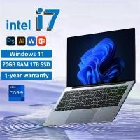 ราคา 2025 Original iIntel Core i7 RAM 12GB+2TB SSD laptop notebook computer 14.1 inch Windows 11 student Ultrabook (1731275274337551629)