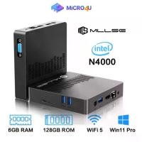 ราคา MLLSE Mini PC M2 Air Intel Gemini Lake N4000 Windows 11 6GB RAM 128GB ROM Dual-Band WiFi Bluetooth USB มินิคอมพิวเตอร์ (1731262453769735110)
