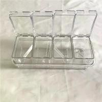 ราคา กล่องใส่เครื่องปรุงแบบใส PS แบบรวม 4 ช่อง กล่องใส่เครื่องปรุง อุปกรณ์ครัว Gadget ครัว กล่องใส่เครื่องปรุง (1732320613600955289)