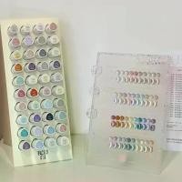 ราคา พร้อมส่ง ROUNI 40 สี Set cat eye สีเจลแคทอาย สีลูกแก้ว แถมชาร์ทอะคริลิคสำเร็จรูป แคทอาย สีเจล เล็บเจล (1731325864039318634)