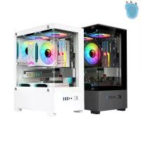 ราคา เคสคอมพิวเตอร์เดสก์ท็อปโปร่งใส, สำหรับ M-ATX และ ITX เมนบอร์ด, พัดลม 240 มม., ฮาร์ดดิสก์ 3.5 นิ้ว, ขยายฐาน 2.5 มม., เหมาะสำหรับคอมพิวเตอร์พีซี, [PA]ที่วาง SSD พร้อมคุณสมบัติแบบยืดหดได้ (17310876370190