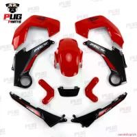 ราคา ปัจจุบัน PUGParts ชุดสี MSX ตัวเก่า ชุดสีMSX 125 รุ่นแรก ปี2012-2015 (ชุด10ชิ้น) สีแดงสดท้ายดำ เฟรม MSX msxตัวเก่า มอเตอร์ไซค์ Motorcycle (1731738869890648245)