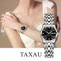 ราคา TAXAU นาฬิกาข้อมือ สายสเตนเลส นาฬิกาข้อมือผู้หญิง กันน้ำ แฟชั่นหรูหรา ส่องสว่าง มีปฏิทิน สำหรับผู้หญิง นาฟิกา คําแนะนําการขายที่ร้อนแรงในเดือนนี้ (1731681002244310795)