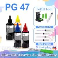 ราคา ตลับหมึก Canon PG 47 ขนาด CLหมึก 57 PG47XLคL57XLหมึกเติม 100 มล. สำหรับ Canon E480 E477 E470 E460 E410 E4270 E3470 E3370, E3170</easyboss-b></easyboss-b></easyboss-b></easyboss-b> (1732166382014401262
