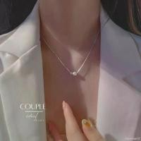 ราคา dtruesign37 iDEALสร้อยคอ Couple สร้อยคอเงิน สร้อยคอจี้ไข่มุก สร้อยเงินแท้ สร้อยไข่มุก เรียบง่าย ของขวัญ คอ หนัก 2 สลึง ทองงาน หมั้น (1731267819186193797)