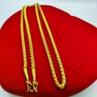 ราคา สร้อยคอ ลายหางกระรอก 2สลึง 1,2,3,5 บาท เครื่องรางญี่ปุ่น ทอง หุ้ม คอทอง ไมครอน เชือกร่ม (1731494105049892805)